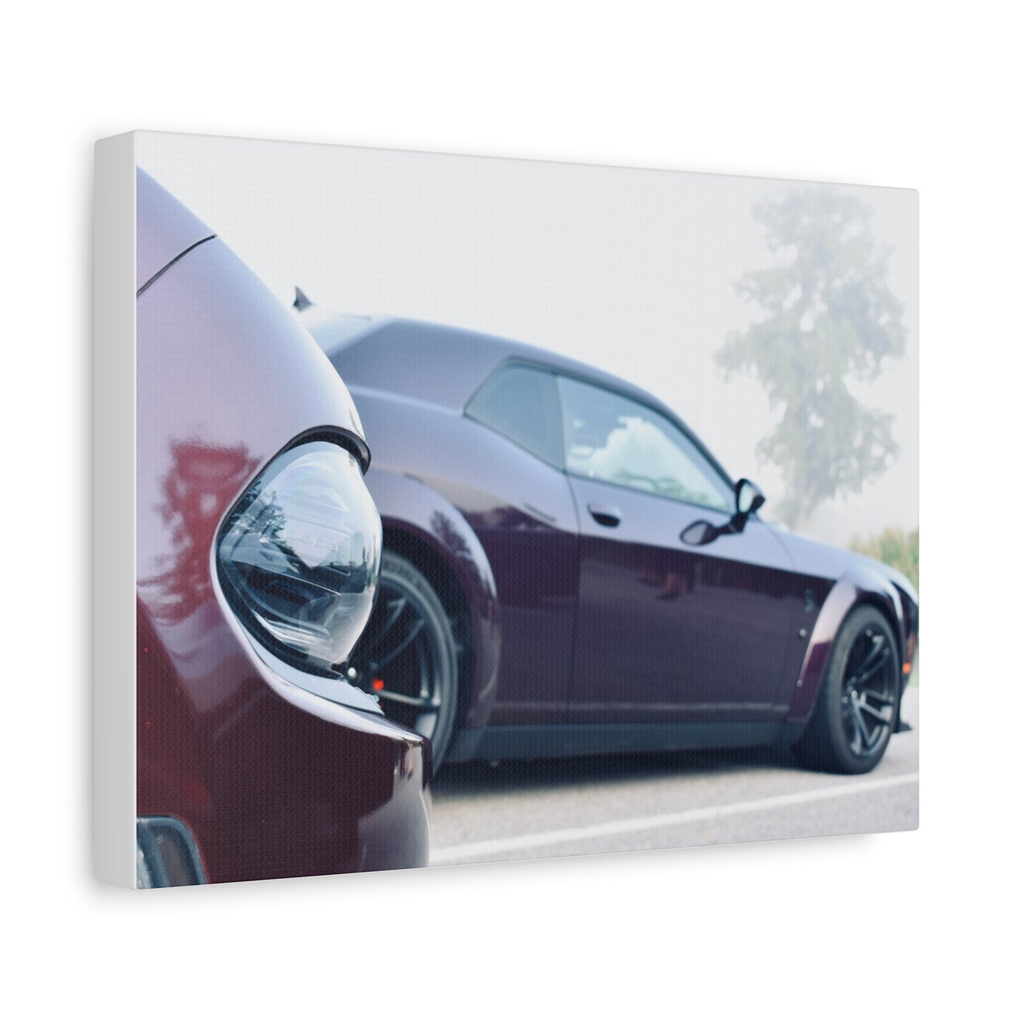 Matte Canvas, Stretched, 1.25" Cars