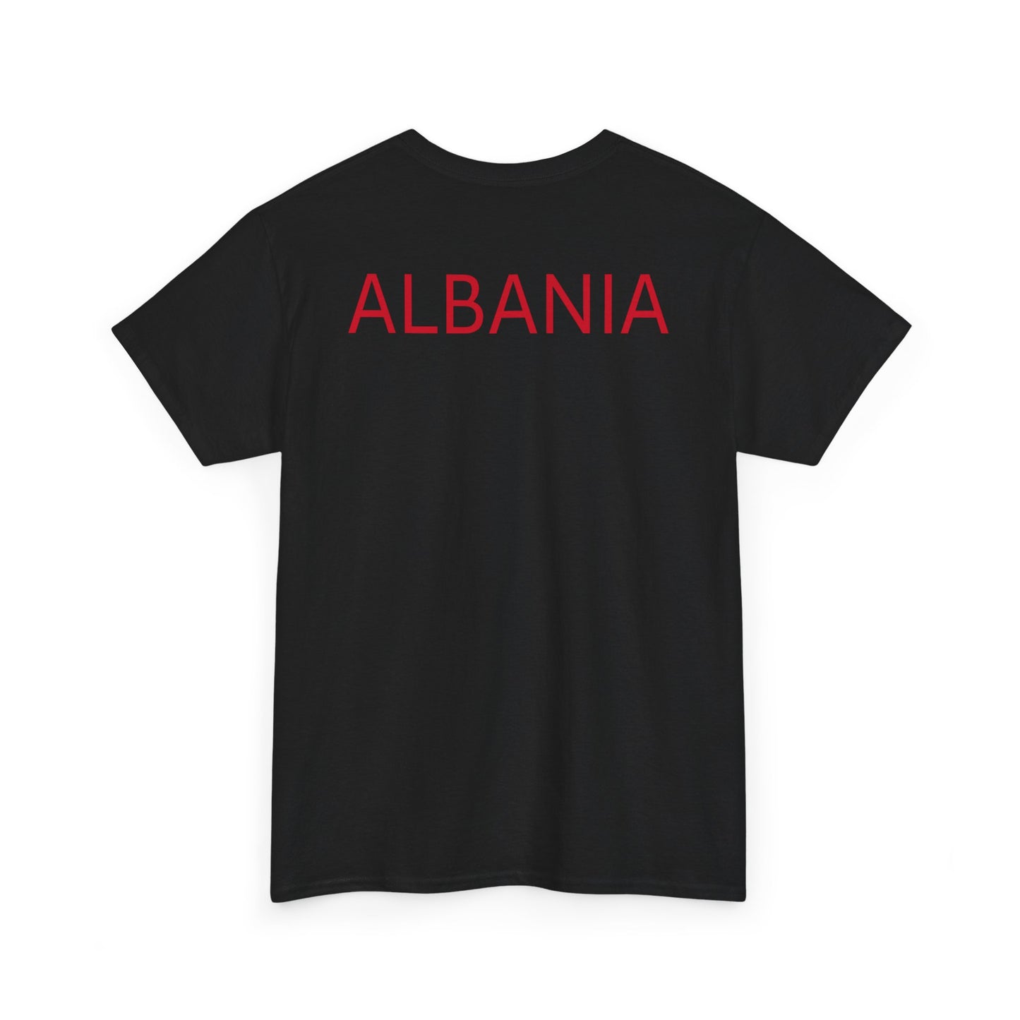 Unisex Heavy Cotton Tee T-shirt Albania Football Sport Men Women