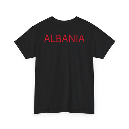 Unisex Heavy Cotton Tee T-shirt Albania Football Sport Men Women