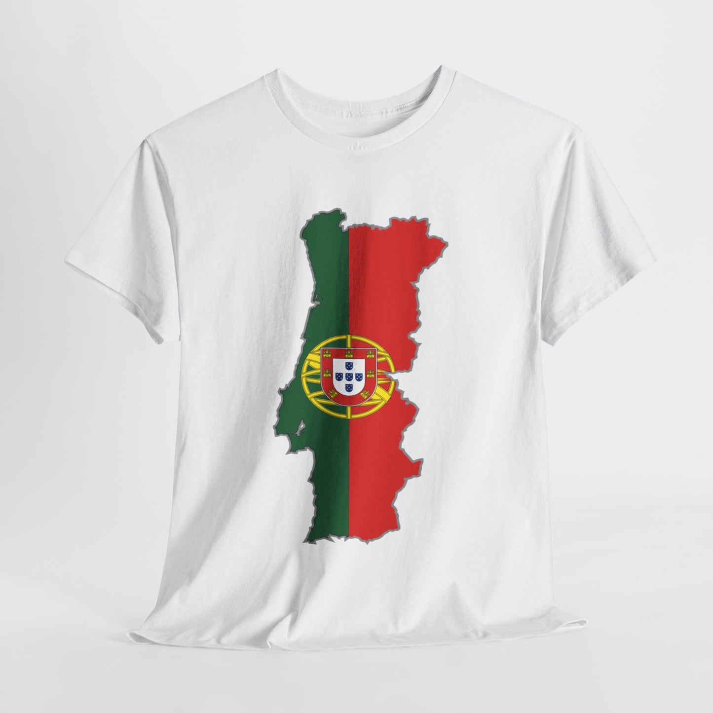 Unisex Heavy Cotton Tee  T-shirt Football Portugal Men Women