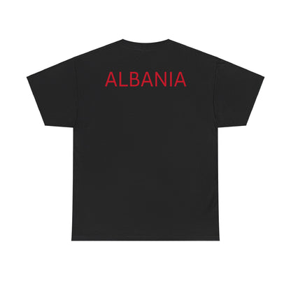 Unisex Heavy Cotton Tee T-shirt Albania Football Sport Men Women