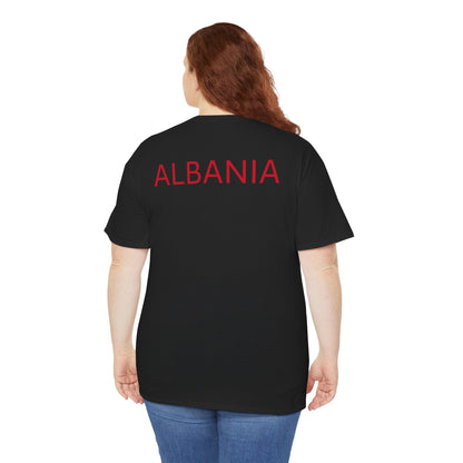 Unisex Heavy Cotton Tee T-shirt Albania Football Sport Men Women