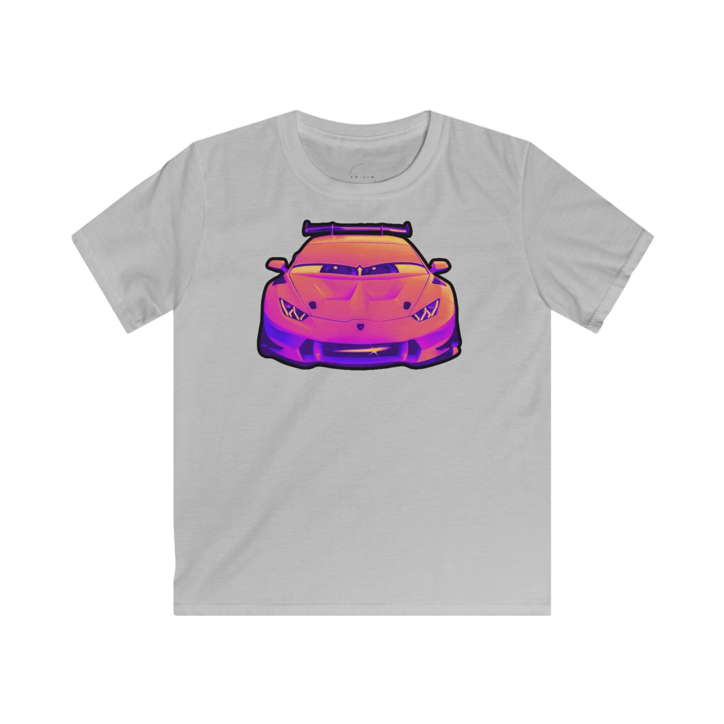 Kids Softstyle T-Shirt Lambo Cartoon Summer