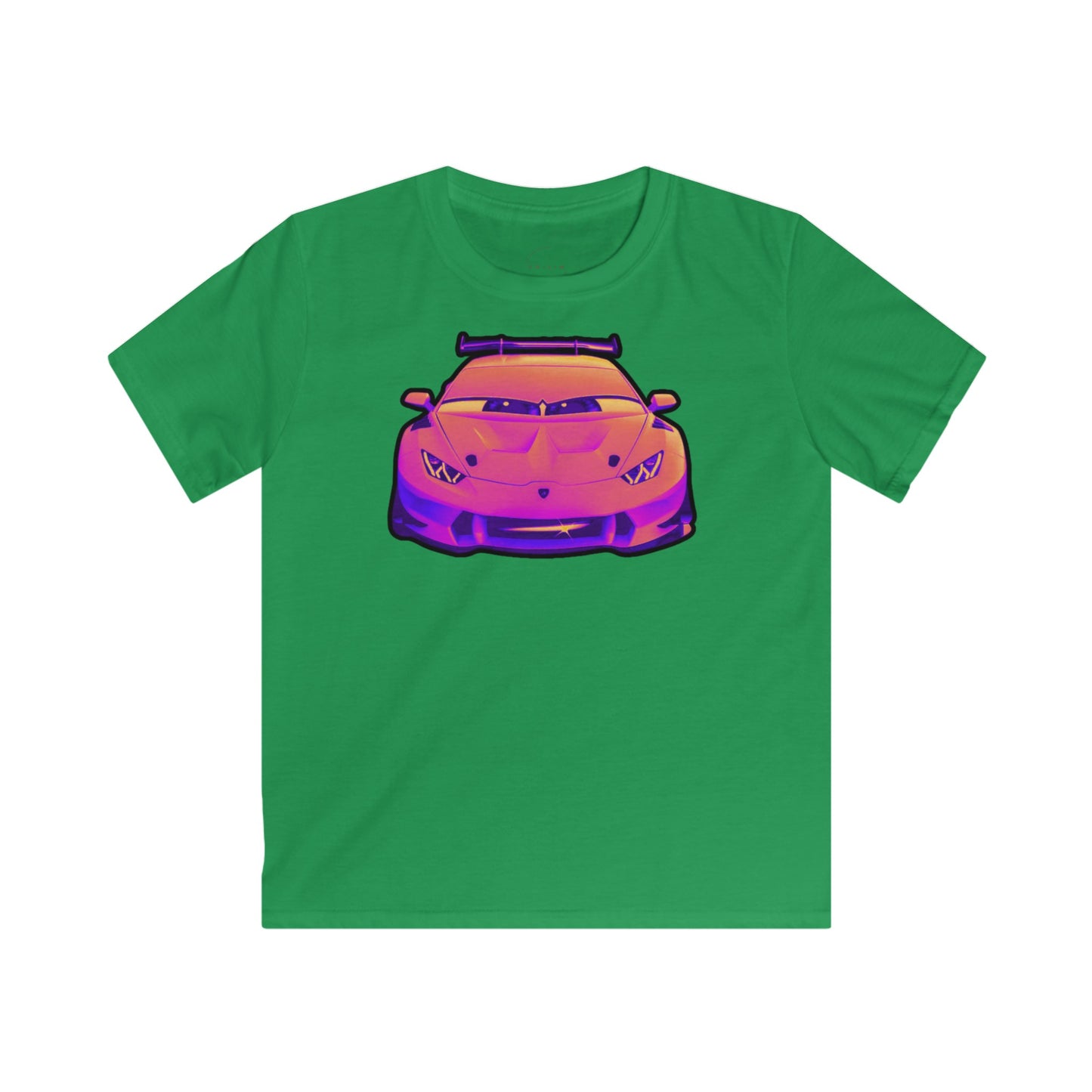 Kids Softstyle T-Shirt Lambo Cartoon Summer