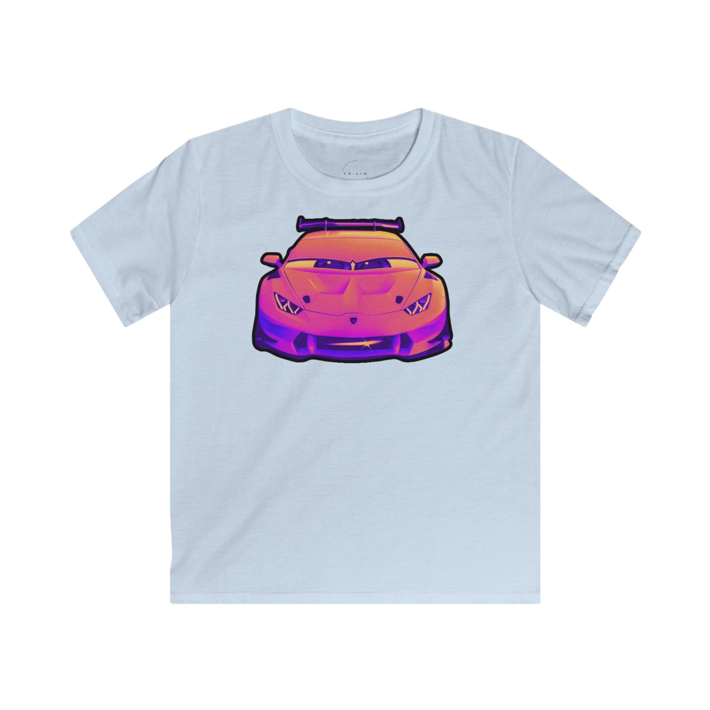 Kids Softstyle T-Shirt Lambo Cartoon Summer