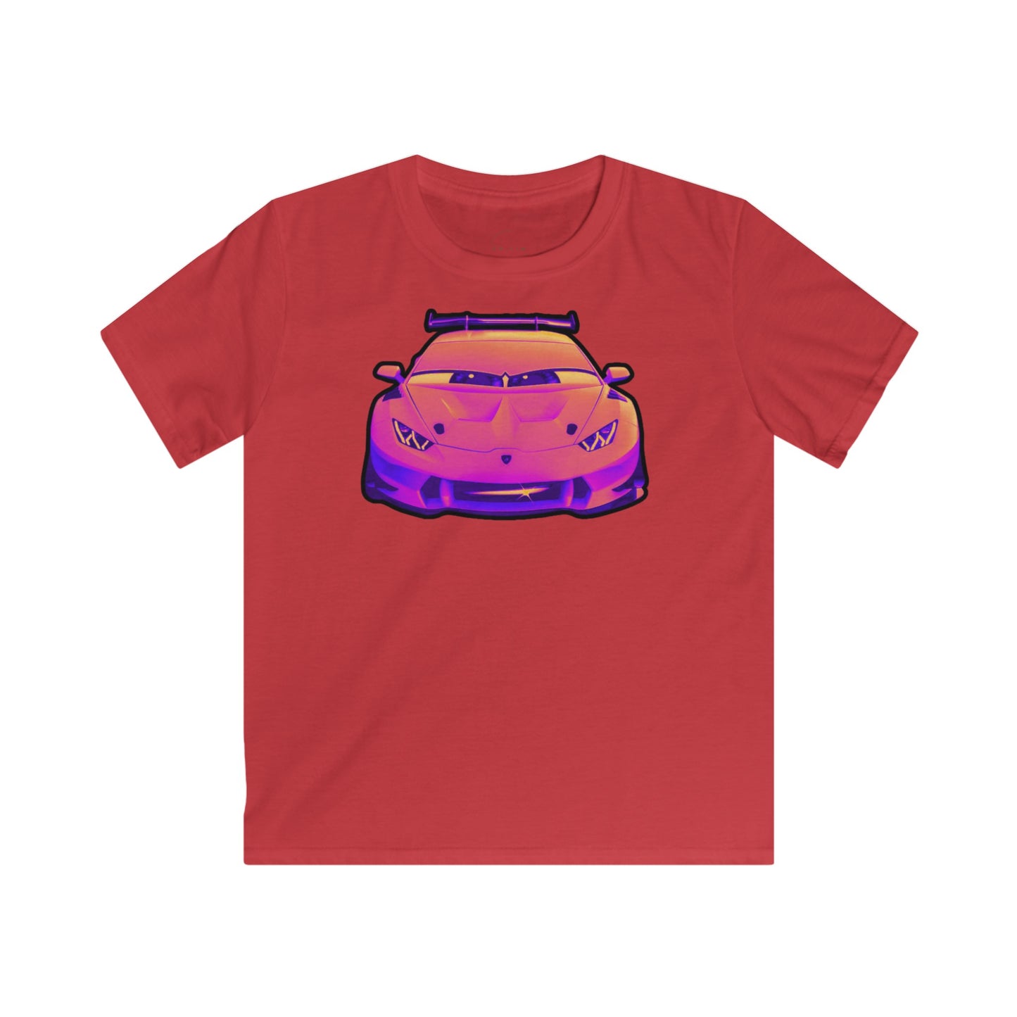 Kids Softstyle T-Shirt Lambo Cartoon Summer