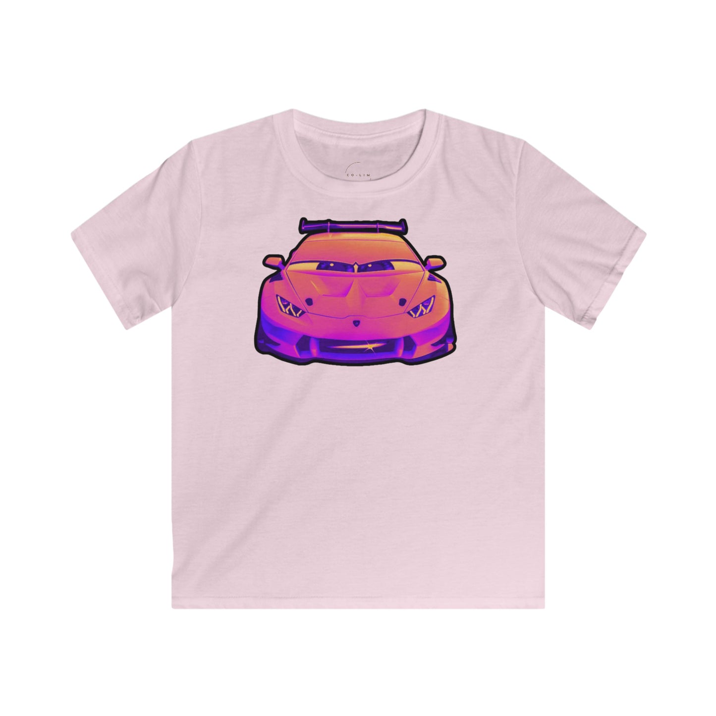 Kids Softstyle T-Shirt Lambo Cartoon Summer