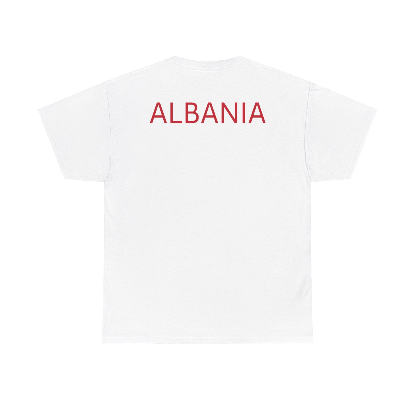 Unisex Heavy Cotton Tee T-shirt Albania Football Sport Men Women