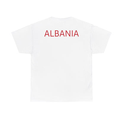 Unisex Heavy Cotton Tee T-shirt Albania Football Sport Men Women