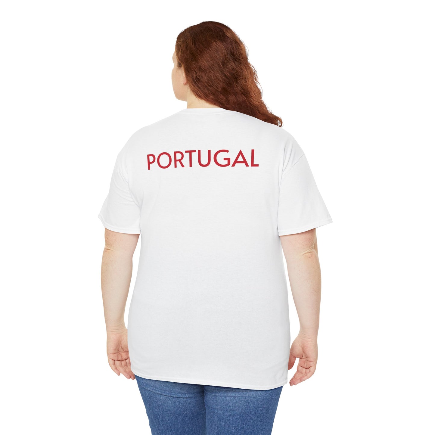 Unisex Heavy Cotton Tee  T-shirt Football Portugal Men Women