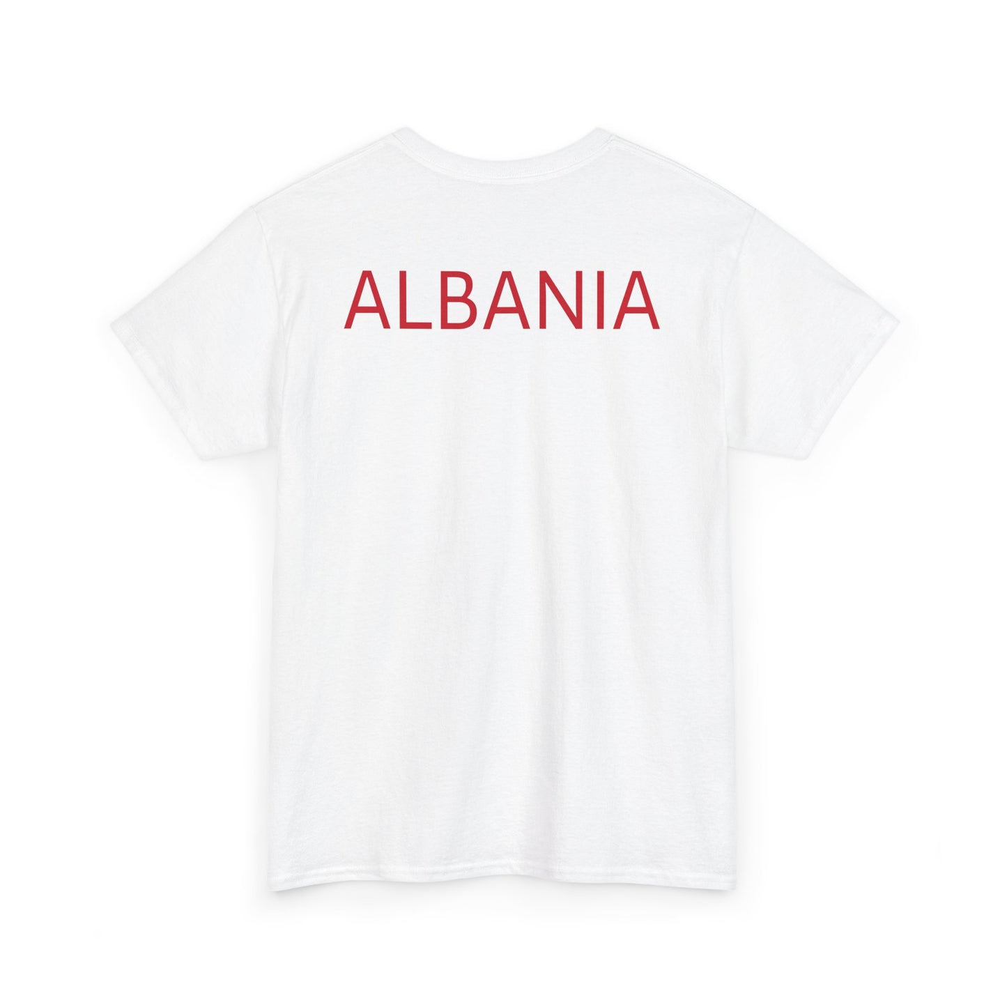 Unisex Heavy Cotton Tee T-shirt Albania Football Sport Men Women