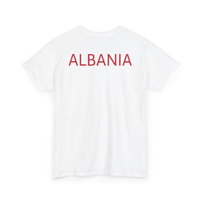 Unisex Heavy Cotton Tee T-shirt Albania Football Sport Men Women