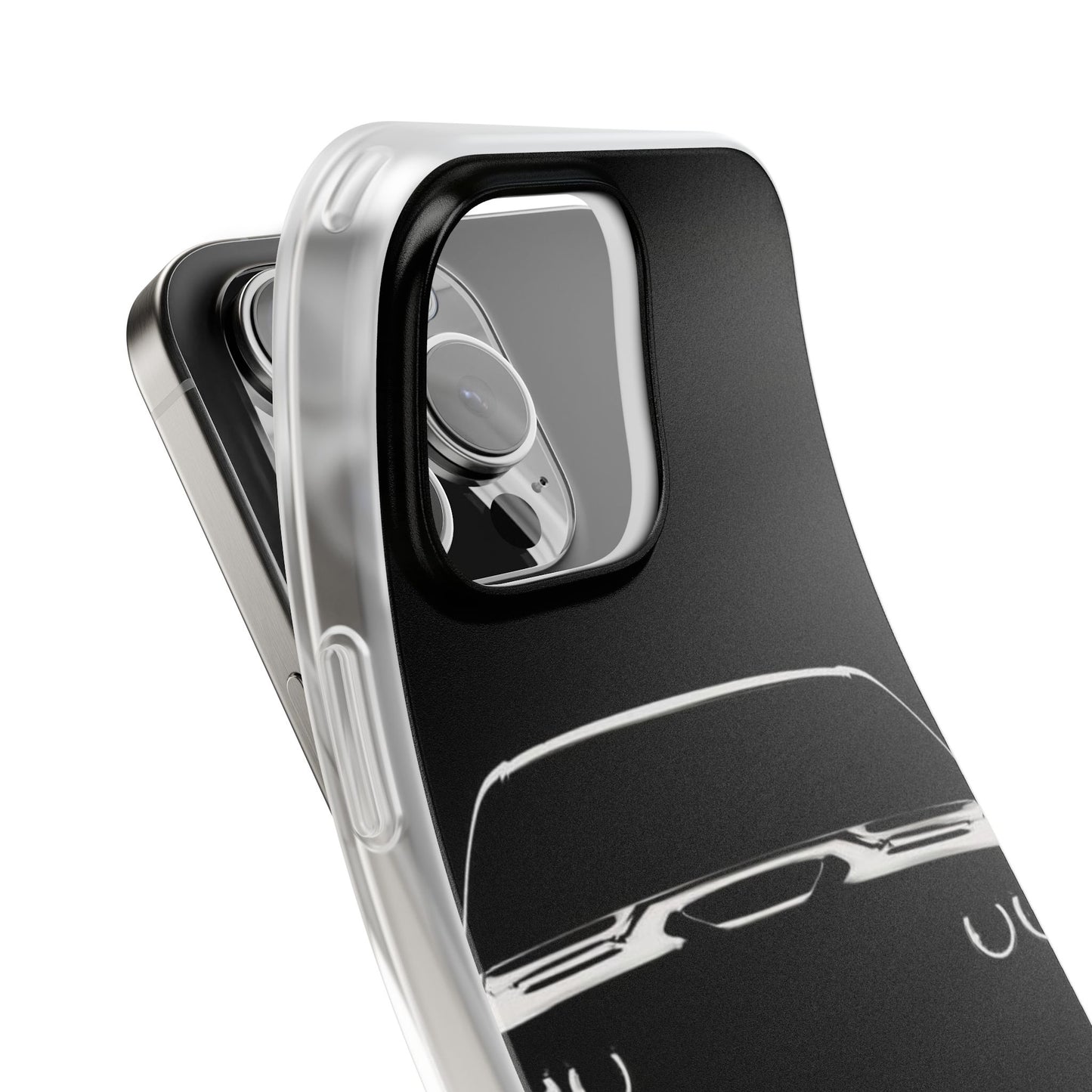 Sleek and flexible phone case featuring a USA Muscle Car design