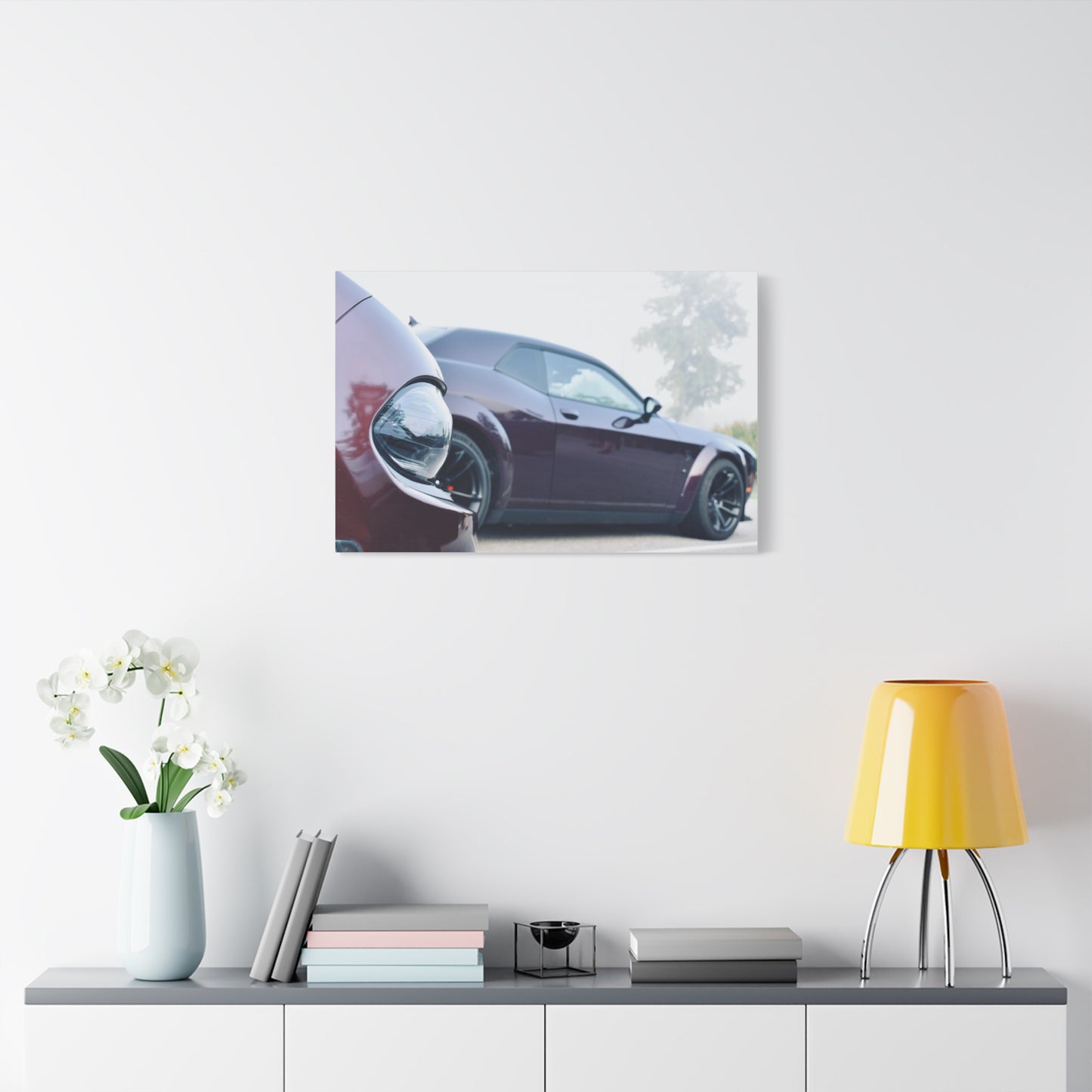 Matte Canvas, Stretched, 1.25" Cars