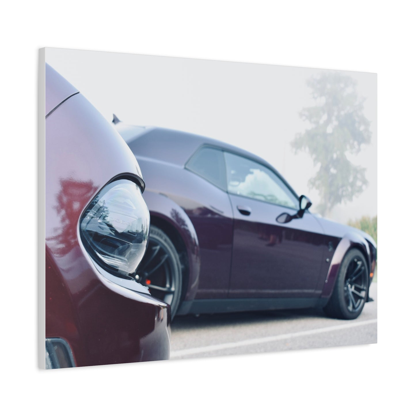 Matte Canvas, Stretched, 1.25" Cars