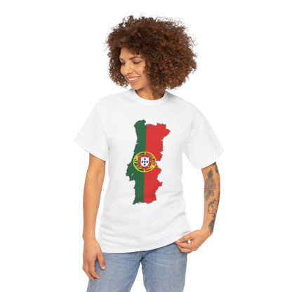 Unisex Heavy Cotton Tee  T-shirt Football Portugal Men Women