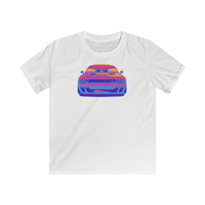 Kids Softstyle T-shirt American Muscle Cartoon