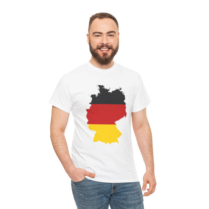 Unisex Heavy Cotton Tee Germany Deutschland Footbal Women Men T-shirt