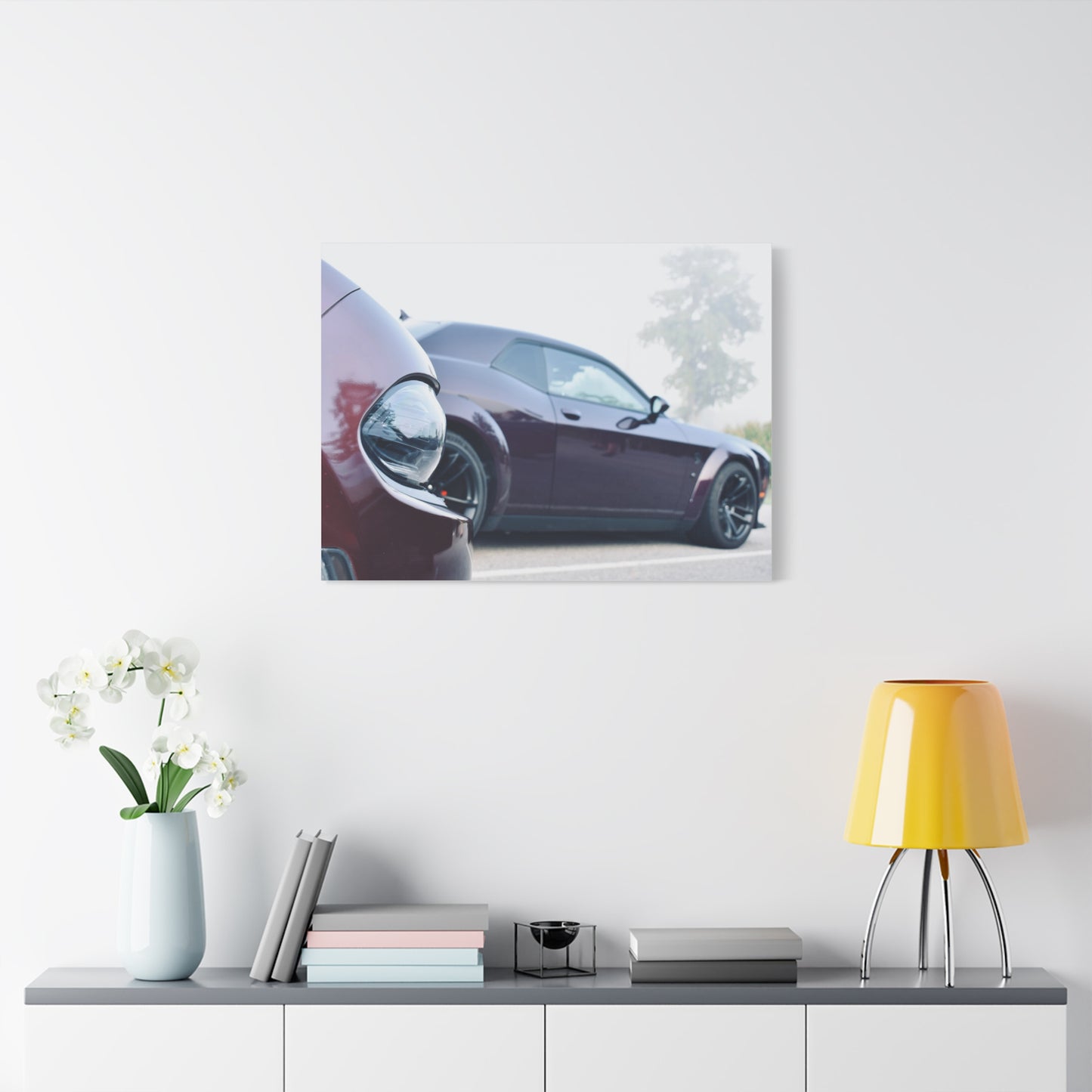 Matte Canvas, Stretched, 1.25" Cars