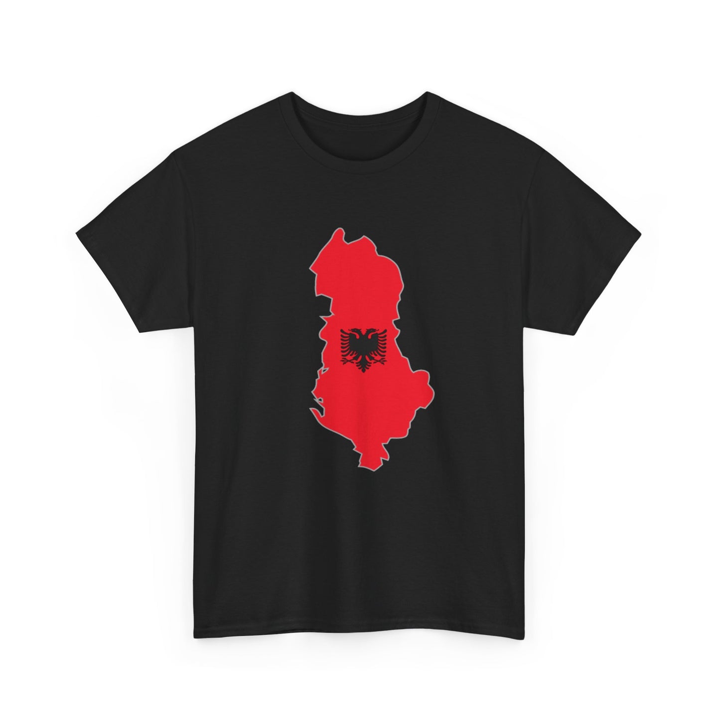 Unisex Heavy Cotton Tee T-shirt Albania Football Sport Men Women