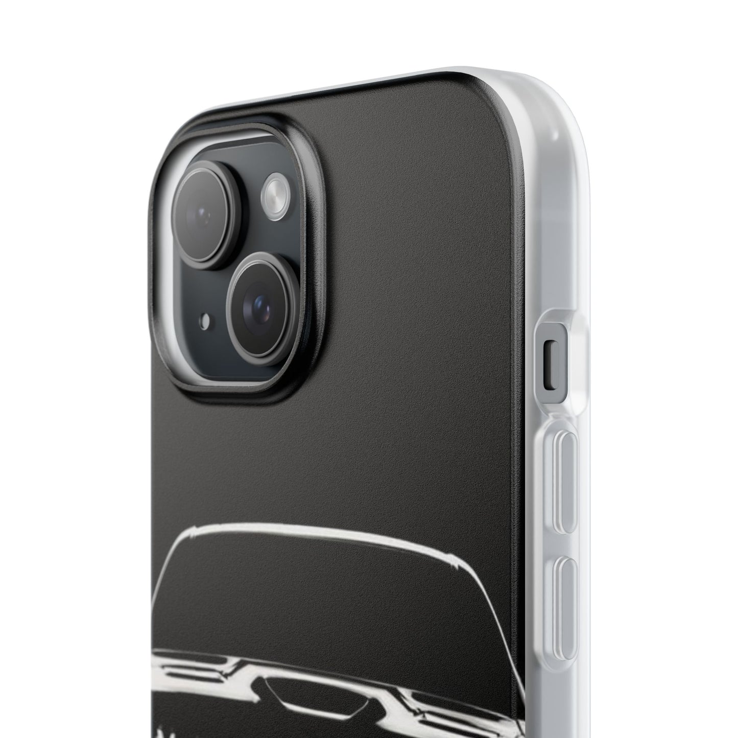 Sleek and flexible phone case featuring a USA Muscle Car design