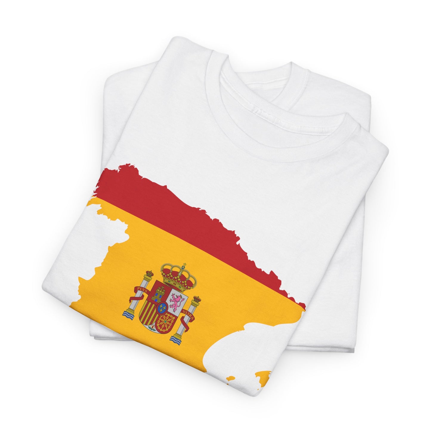 Unisex Heavy Cotton Tee Sport Football Spain T-shirt Men Women