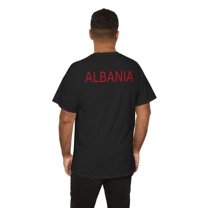 Unisex Heavy Cotton Tee T-shirt Albania Football Sport Men Women