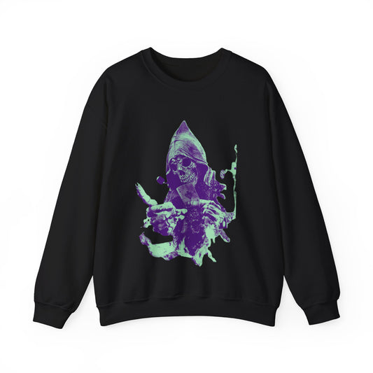 Unisex Heavy Blend™ Crewneck Sweatshirt Skull Dolar Silence Men Women Sport