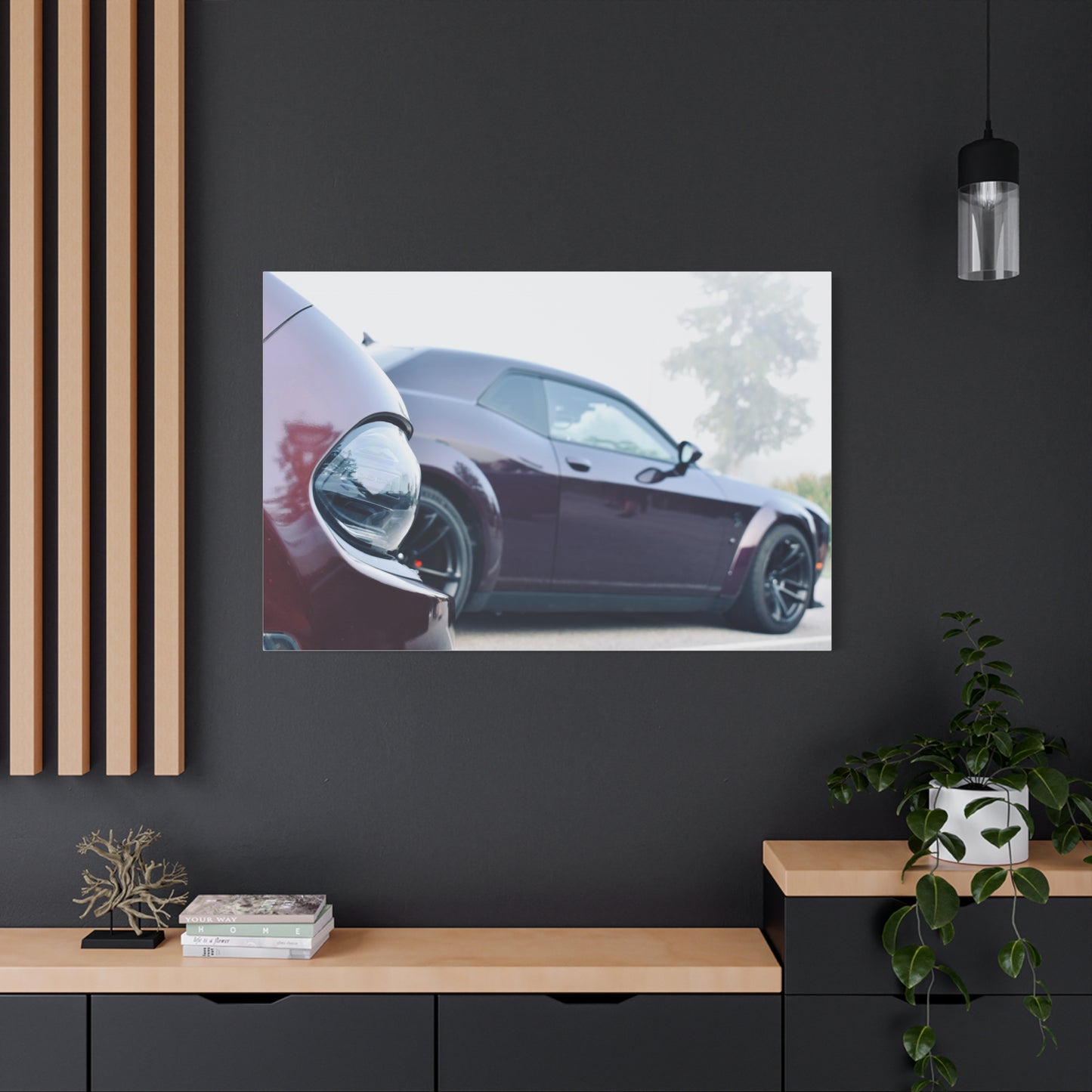 Matte Canvas, Stretched, 1.25" Cars